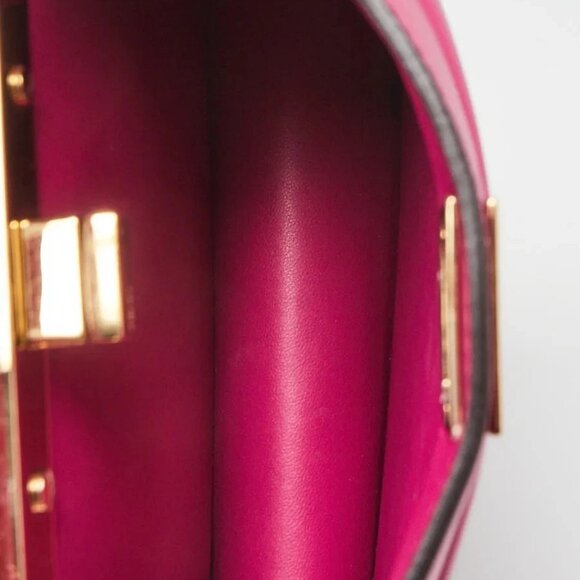 Fendi Pink Leather Petite Peekaboo Iseeu Satchel Bag 8BN335 - Picture 9 of 12